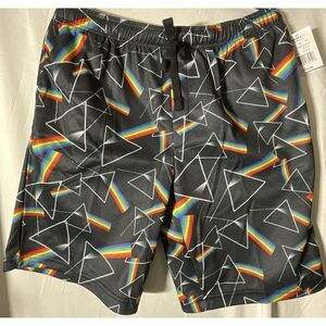 New Men's Pink Floyd Sleep Shorts-size Large‎